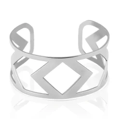 Bracelet Jonc Deanna Acier Blanc