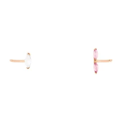 Bracelet Jonc Elauna Argent Rose Oxyde De Zirconium