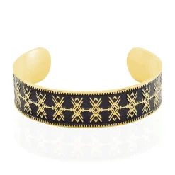 Bracelet Jonc Imagine Gwladys Acier Jaune
