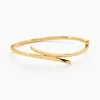 Bracelet Jonc Loise Flexible Or Jaune