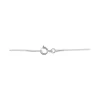 Bracelet Jonc Love Argent Blanc