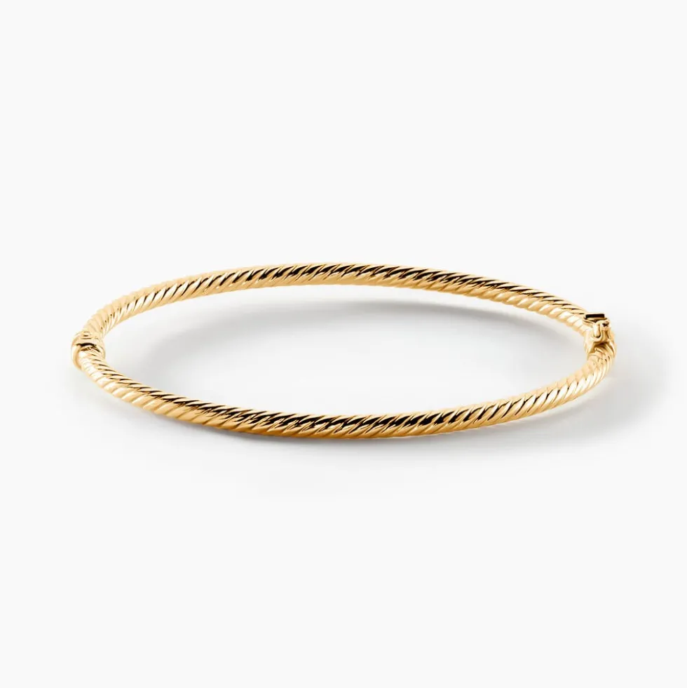 Bracelet Jonc Moussaillon Or Jaune