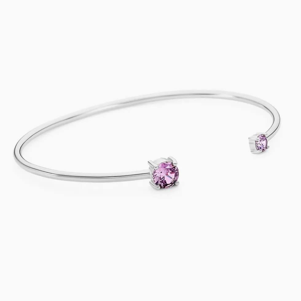 Bracelet Jonc Rio Argent Blanc Oxyde De Zirconium