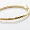Bracelet Jonc Shiny Diamante Or Jaune
