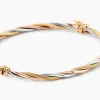 Bracelet Jonc Temani Or Tricolore