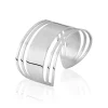 Bracelet Jonc Trestana Acier Blanc