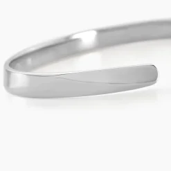 Bracelet Jonc Two Argent Blanc