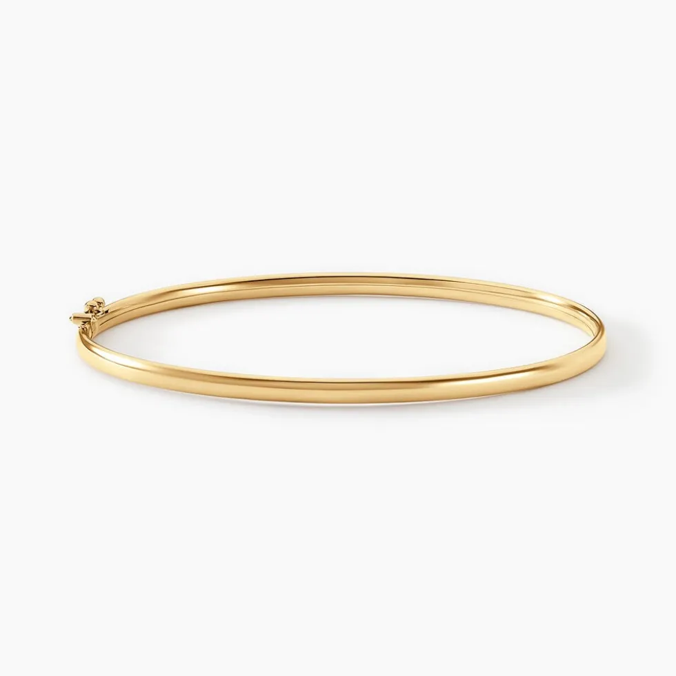Bracelet Jonc Yuriy Fil Flexible Or Jaune