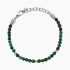 Bracelet Jourdan Acier Blanc Turquoise