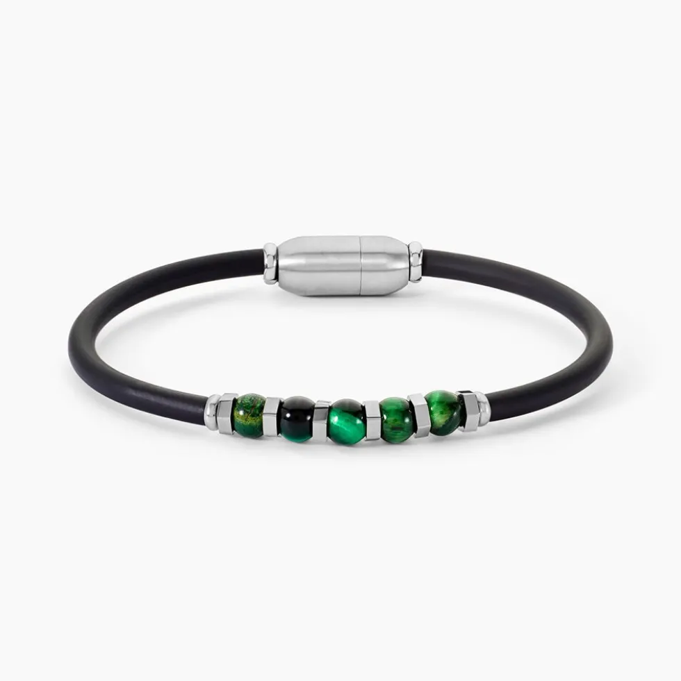 Bracelet Jourdan Caoutchouc Noir