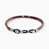Bracelet Jourdan Colibri Acier Marron