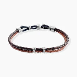Bracelet Jourdan Colibri Acier Marron