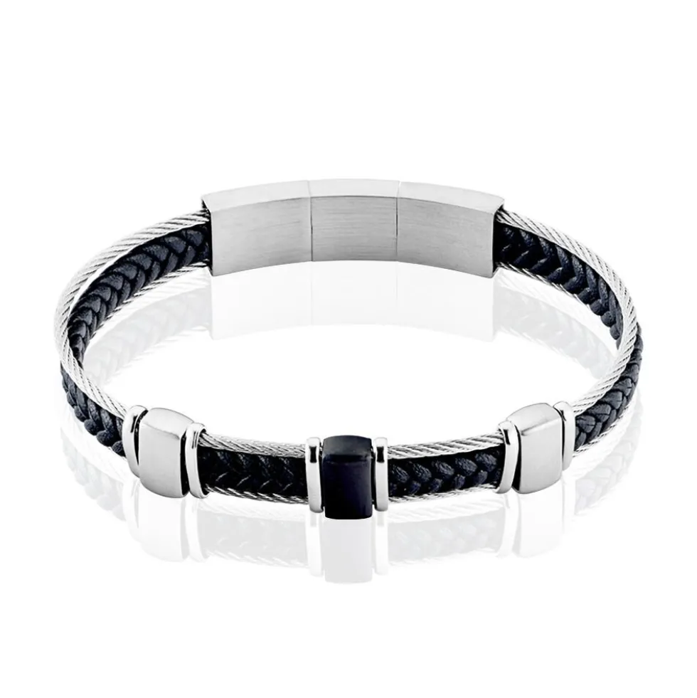 Bracelet Jourdan Cook Acier Bicolore