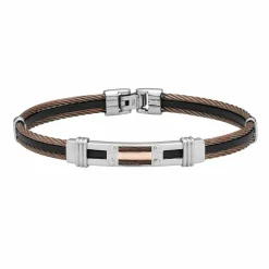 Bracelet Jourdan Corelieae Acier Bicolore