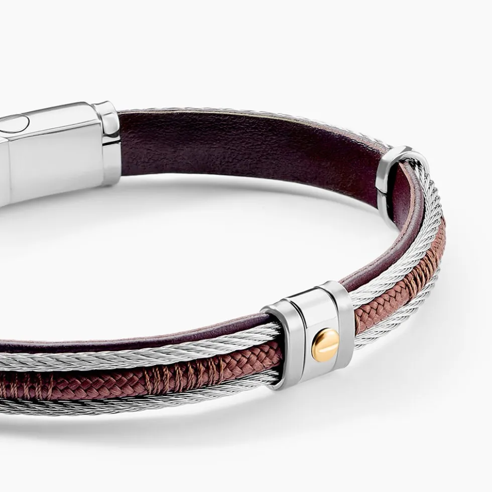 Bracelet Jourdan Egra Acier Bicolore