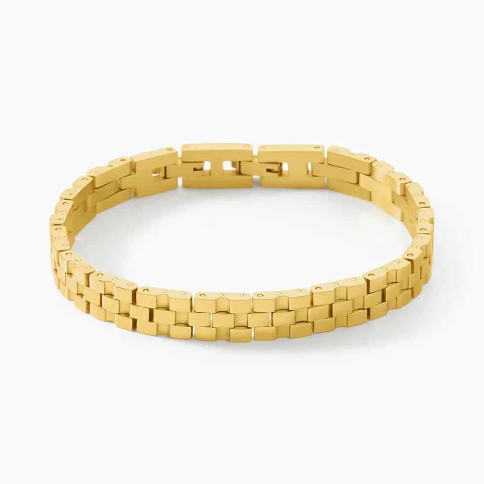 Bracelet Jourdan Manathan Acier Doré