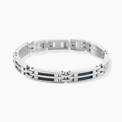 Bracelet Jourdan Priam Acier Argenté