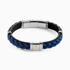 Bracelet Jourdan Trenza Acier Bicolore
