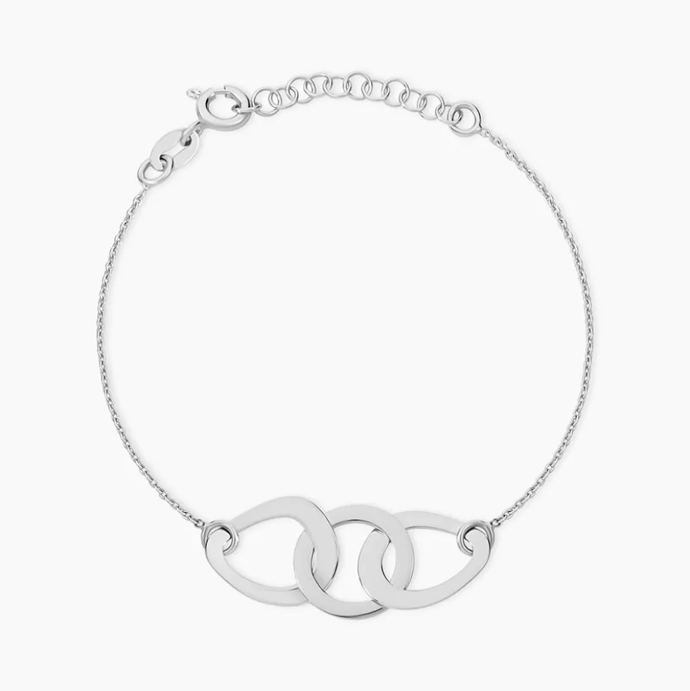 Bracelet Joy Argent Blanc