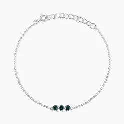 Bracelet Kasey Argent Blanc Oxyde De Zirconium