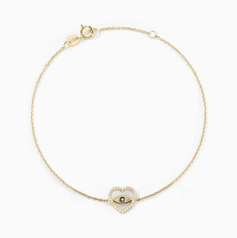 Bracelet Katriona Or Jaune Topaze Oxyde De Zirconium