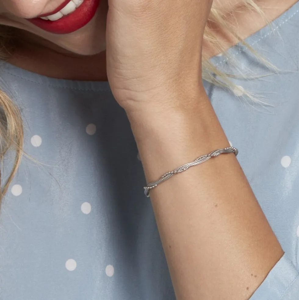 Bracelet Kelyanna Argent Blanc