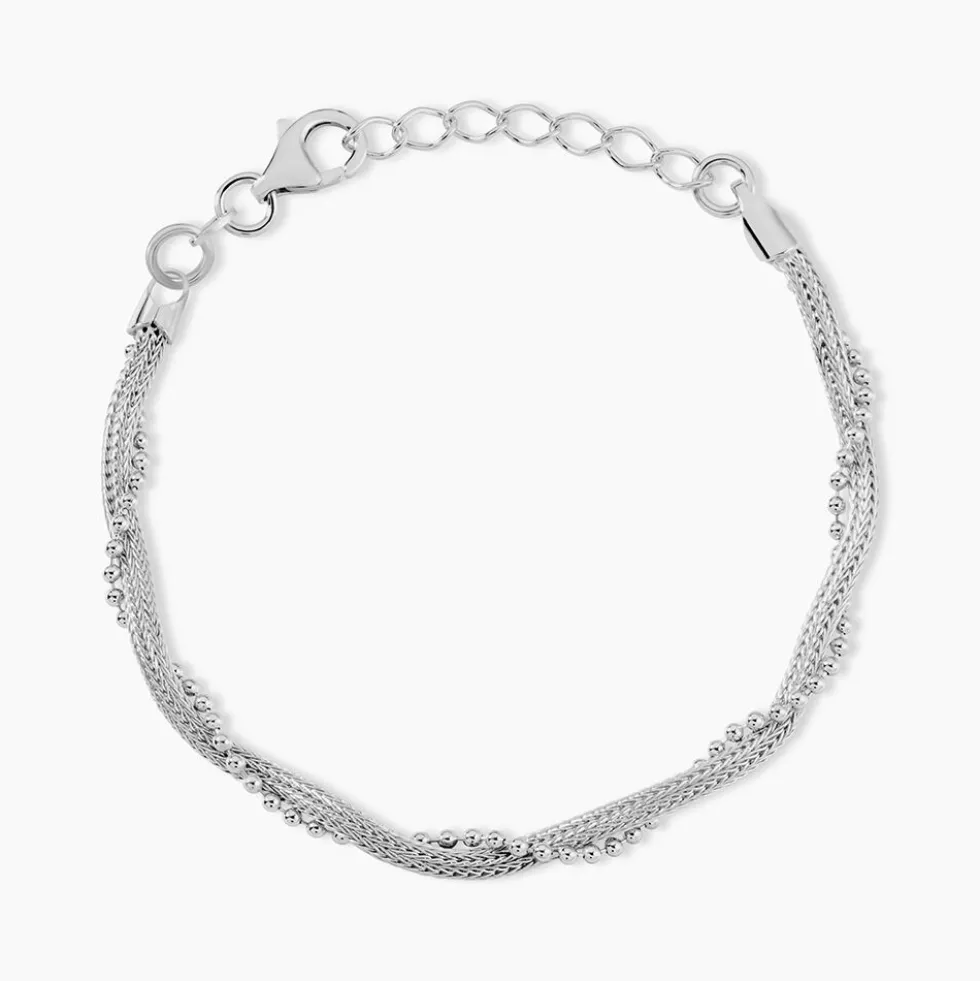 Bracelet Kelyanna Argent Blanc