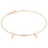 Bracelet Kenta Argent Rose Oxyde De Zirconium