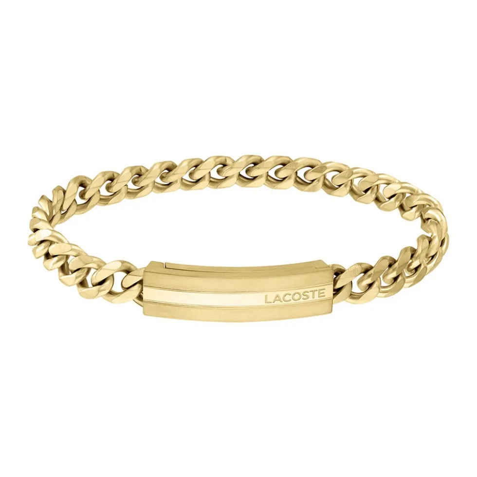 Bracelet Lacoste Adventurer Acier Jaune
