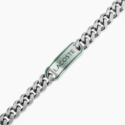 Bracelet Lacoste District Acier Blanc