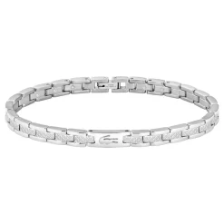 Bracelet Lacoste Metropole Acier Blanc