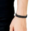 Bracelet Lacoste Metropole Acier Noir