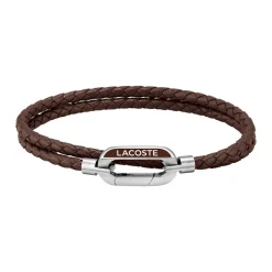 Bracelet Lacoste Starboard acier blanc