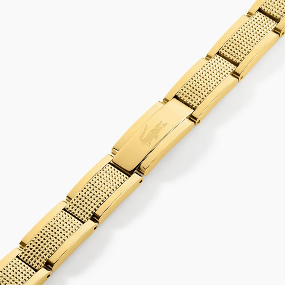 Bracelet Lacoste Stencil Acier Jaune