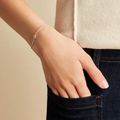 Bracelet Layana Argent Blanc Oxyde De Zirconium