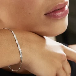 Bracelet Leonte Argent Blanc