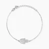 Bracelet Loiza Argent Blanc