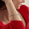 Bracelet Lou-anne Argent Blanc Oxyde De Zirconium Blanc