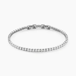 Bracelet Lou-anne Argent Blanc Oxyde De Zirconium Blanc