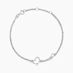 Bracelet Louise Or Blanc Diamant