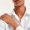 Bracelet Luminea Or Jaune Malachite Oxyde De Zirconium
