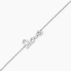 Bracelet Lydie Argent Blanc