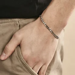 Bracelet Maille Argent Casper