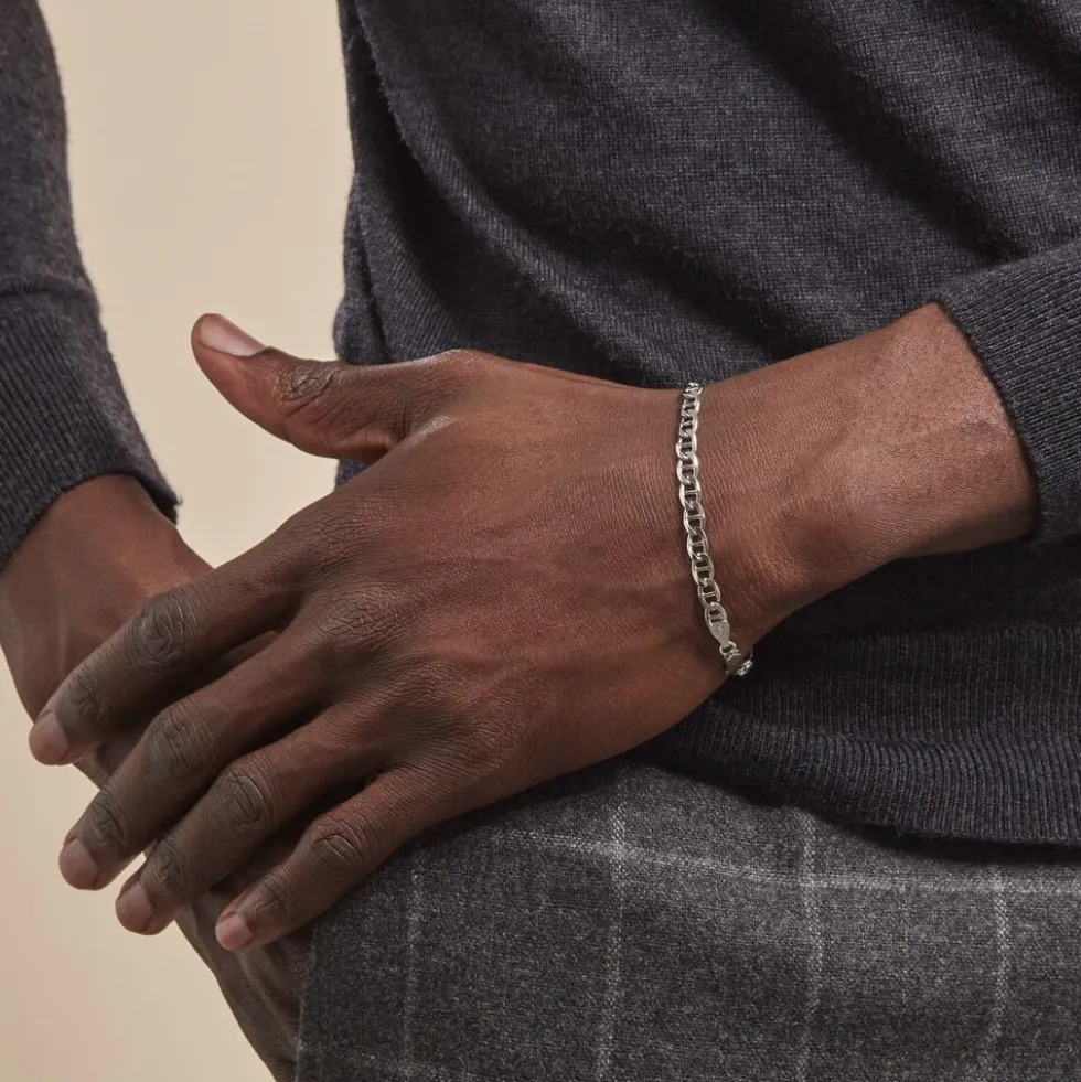 Bracelet Maille Argent Nazima