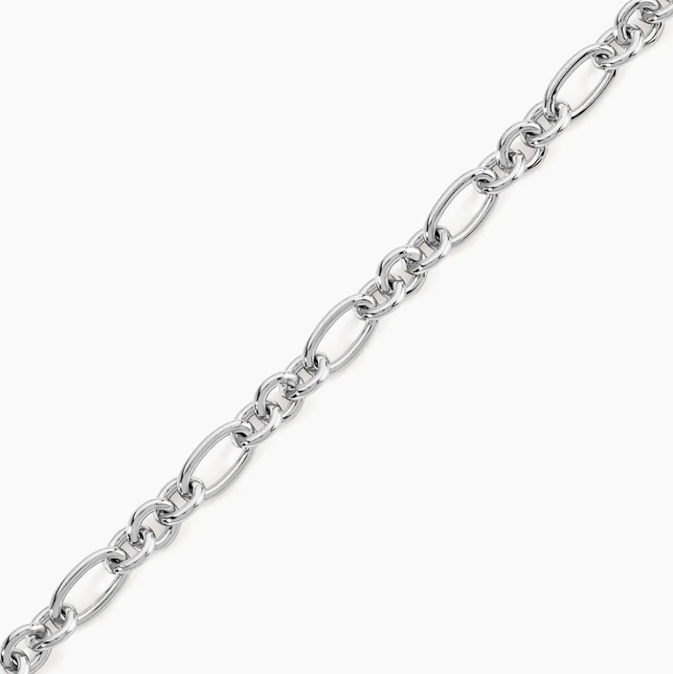 Bracelet Maille Camiorica Argent Blanc