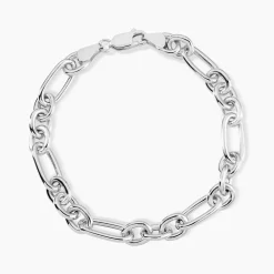 Bracelet Maille Camiorica Argent Blanc