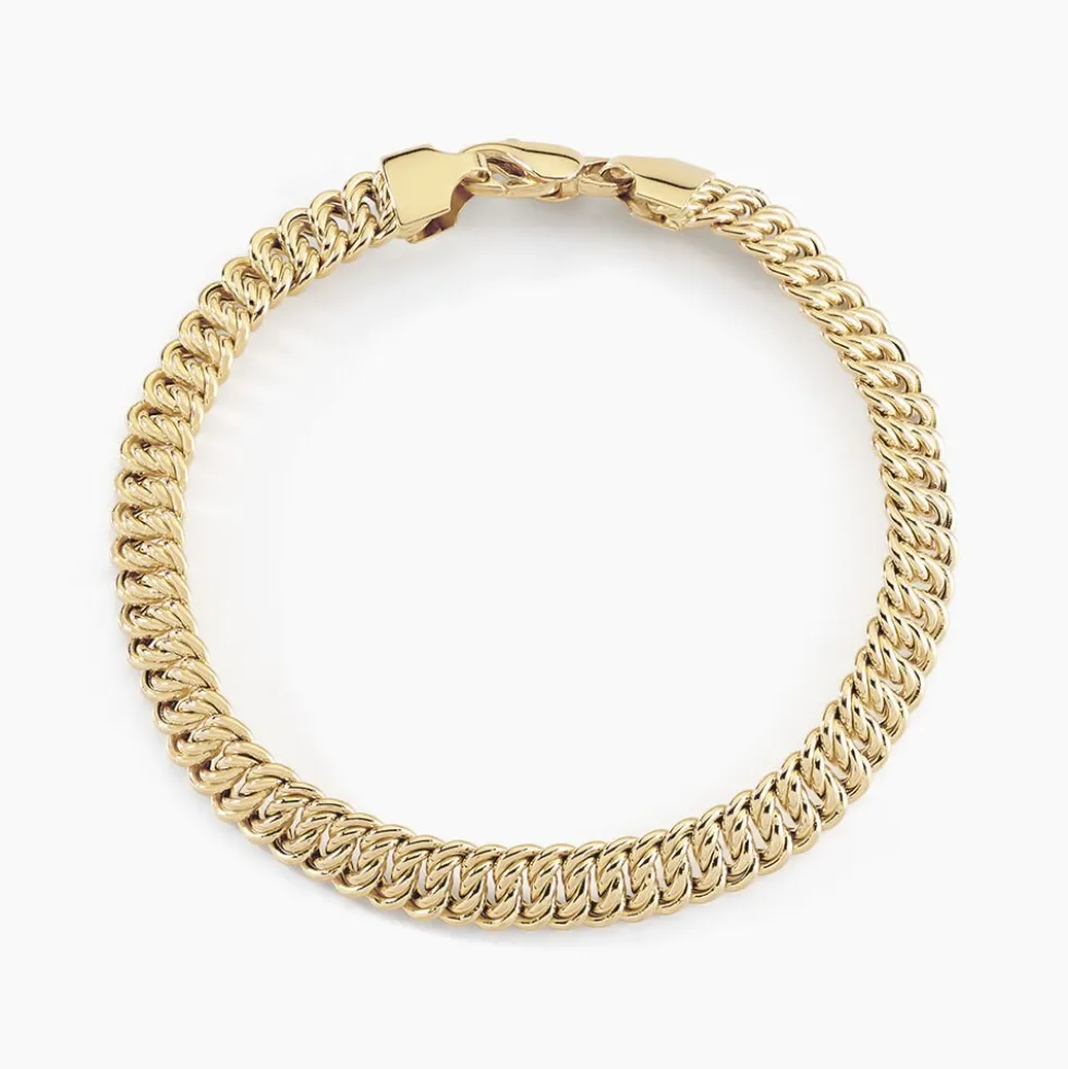 Bracelet Maille Or Jaune Jimmy