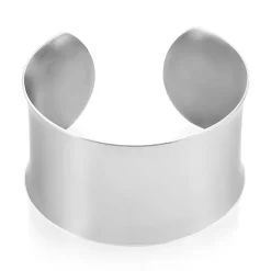 Bracelet Manchette Bento Acier Blanc