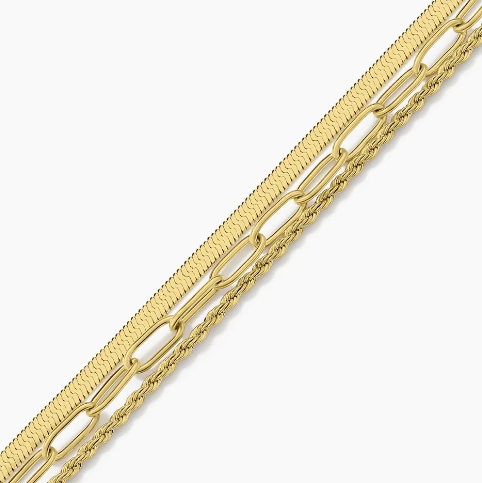 Bracelet Mandera Acier Jaune