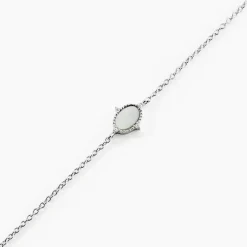 Bracelet Margot Argent Blanc Nacre Oxyde De Zirconium